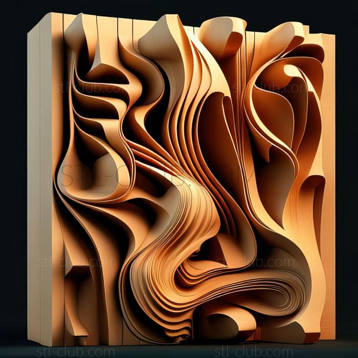 3D model st Abstract Expressionism (STL)